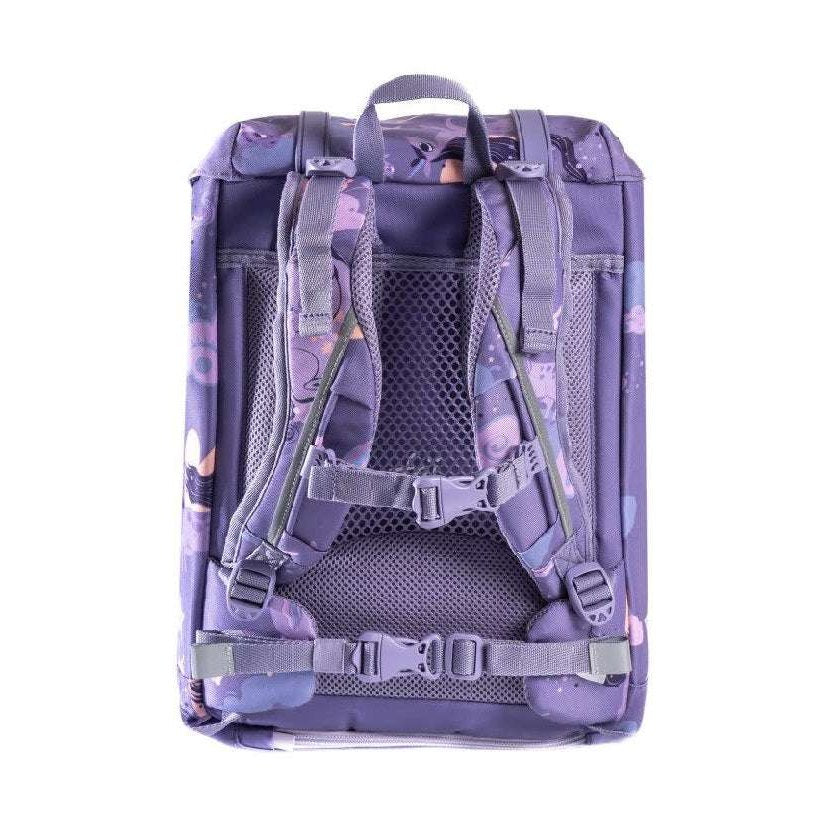 Frii Of Norway unicorn purple school backpack, 22L, padded back and adjustable straps