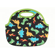 Funkins Insulated Lunch Bag Dinosaurs Black