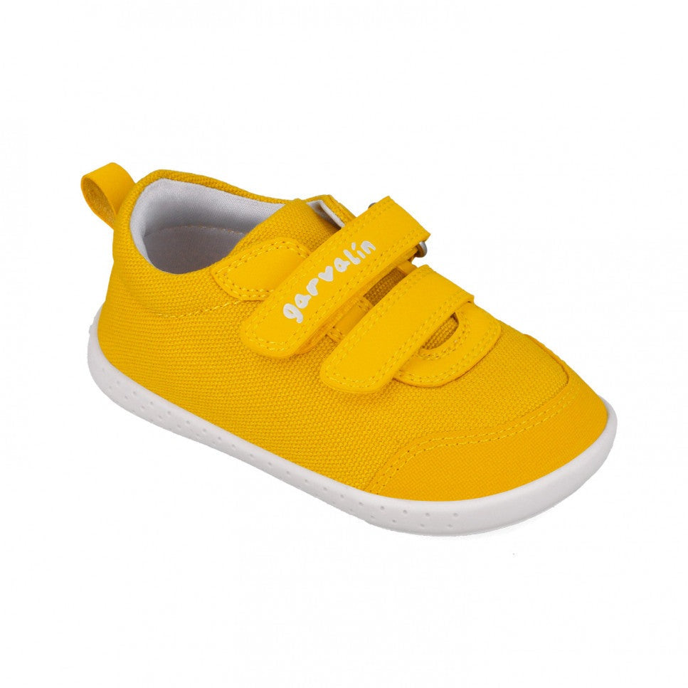 Garvalin Barefoot Children Canvas Sneakers Yellow