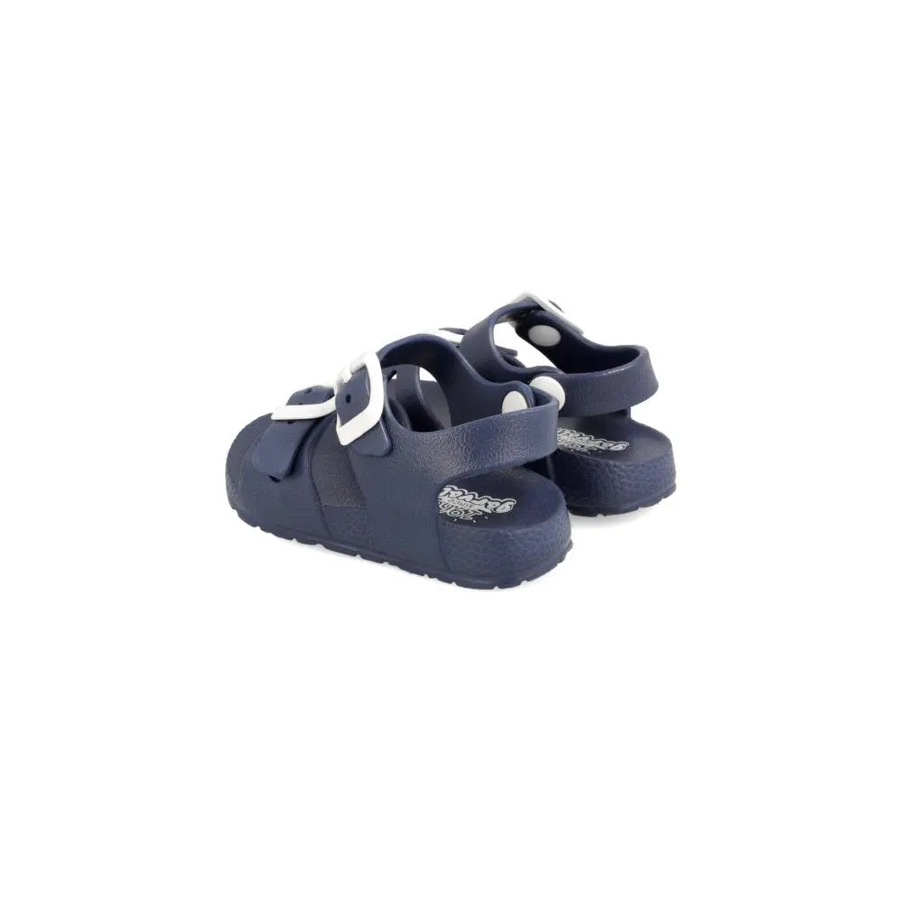 Garvalin Sandalia Hebillas Sandy navy blue toddler sandals with white buckles, GARVALIN