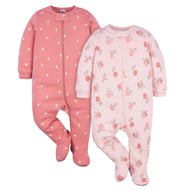 Gerber Baby Girl Sleep 'N Play Appley Sweet/Pink
