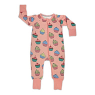 Good Luck Sock Cupcakes Baby Pajamas