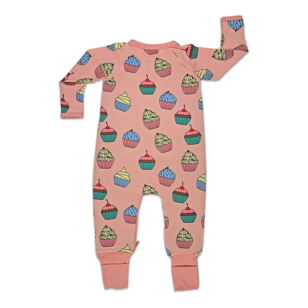 Good Luck Sock Cupcakes Baby Pajamas