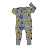 Good Luck Sock Space Pandas Baby Pajamas