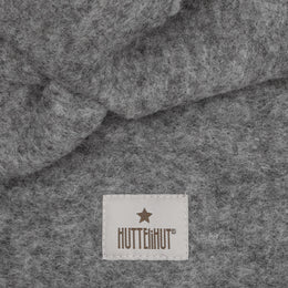 HUTTEliHUT Balaclava Ears Wool - Medium grey melange