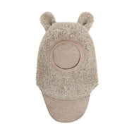 HUTTEliHUT Balaclava Ears Wool Teddy - camel melange