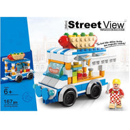 Handsome Building Block Series Hotdog Stal167pcs