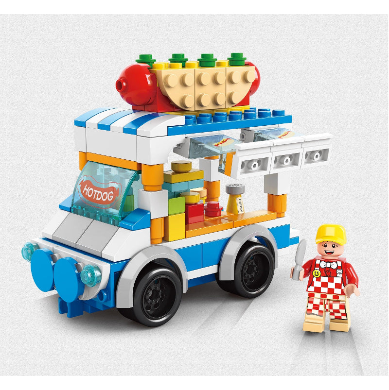 Handsome Building Block Series Hotdog Stal167pcs