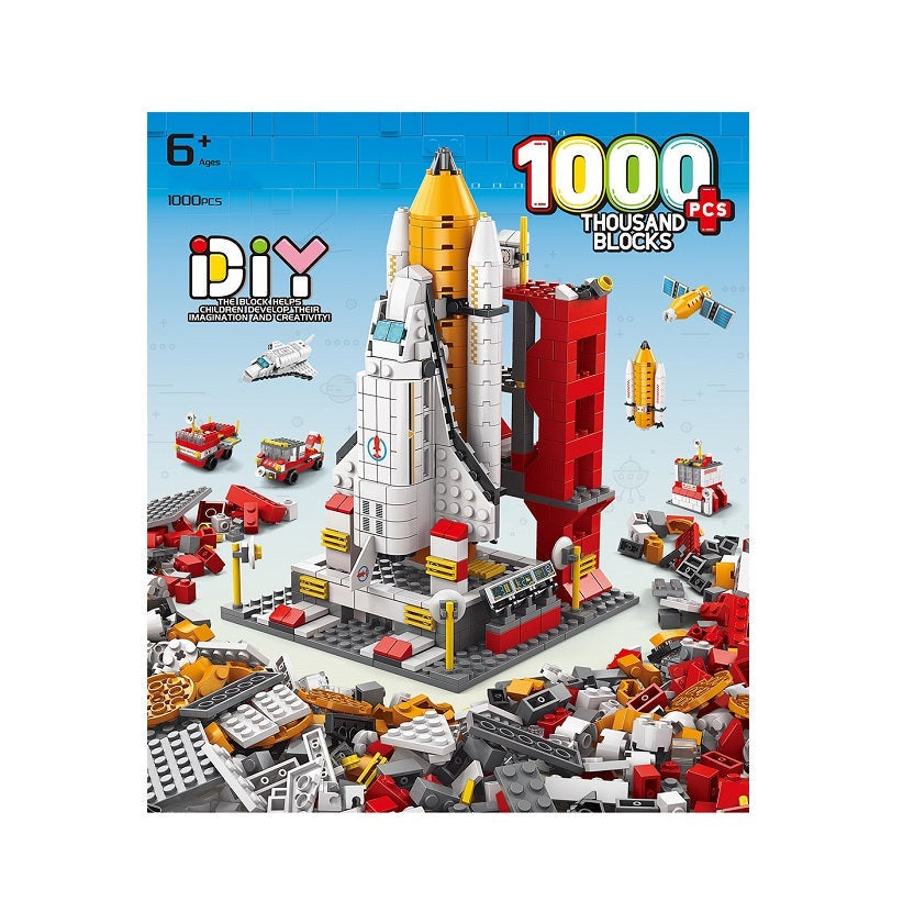 Handsome Building Block Series Rocket Launch Site 1000pcs