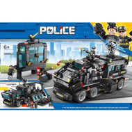 Handsome Building Block Series Satellite Armored Vehicle 1459pcs