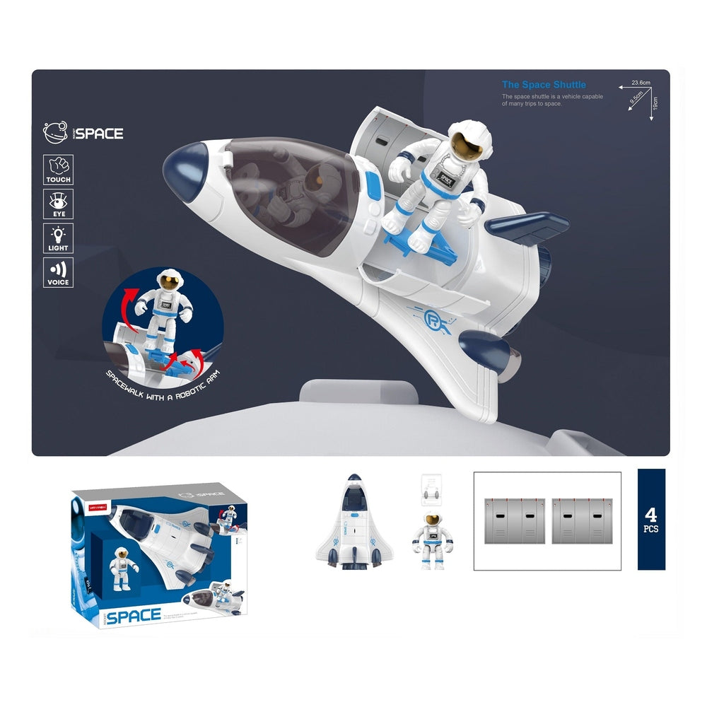 Handsome Space Exploration Aircraft With Batteries