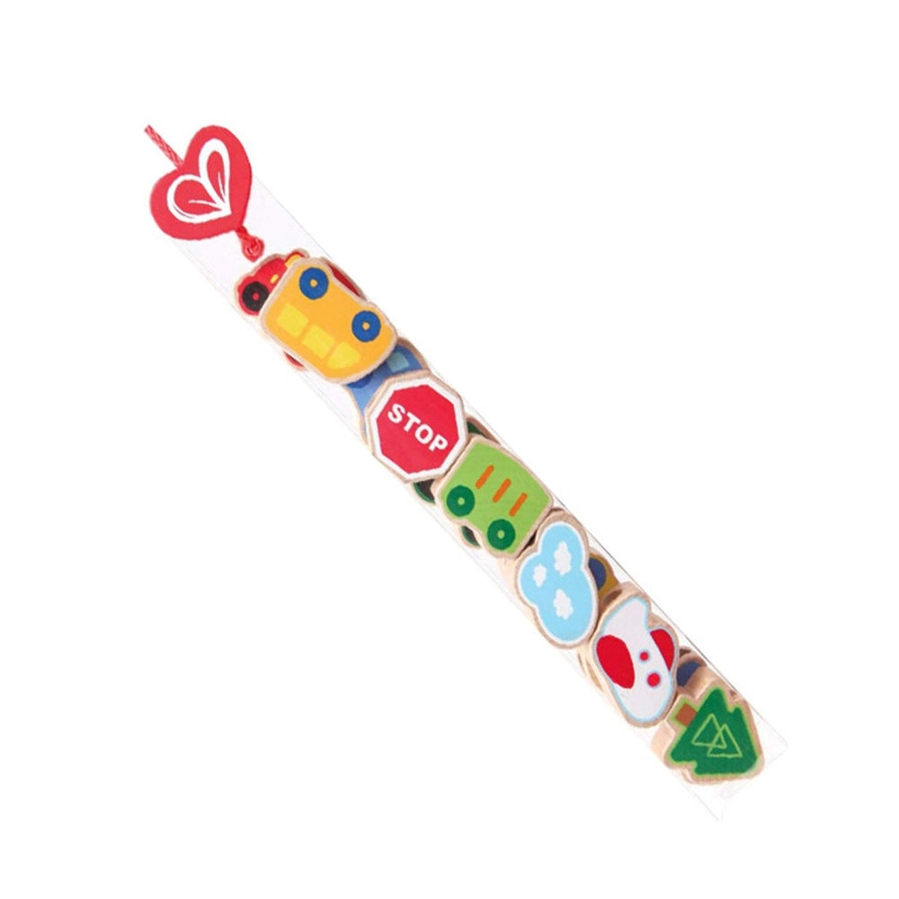 Hape Wooden Lacing Vehicles