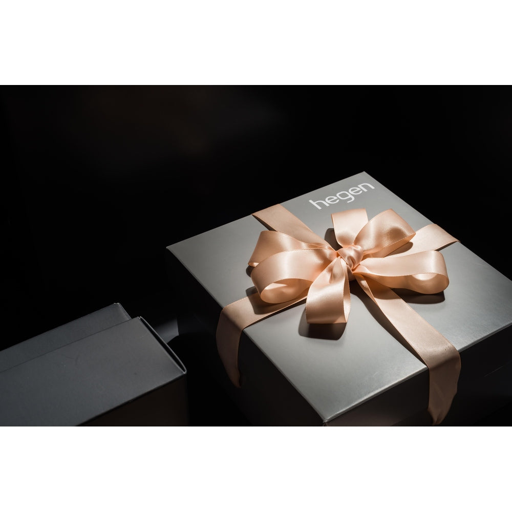 Hegen PCTO Basic Starter Kit PPSU baby bottle set in pale peach satin ribbon gift box