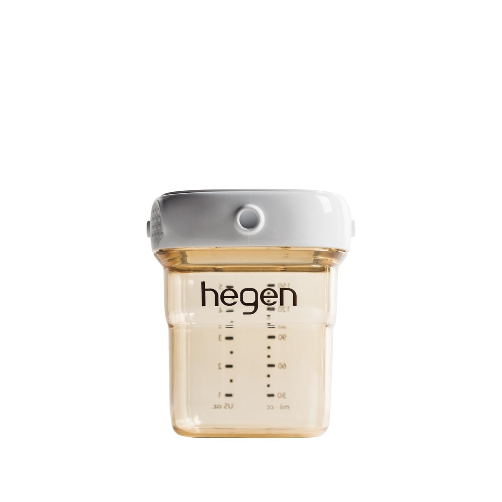 Hegen PCTO PPSU breast milk storage bottle by HEGEN, 150 ml, gray lid
