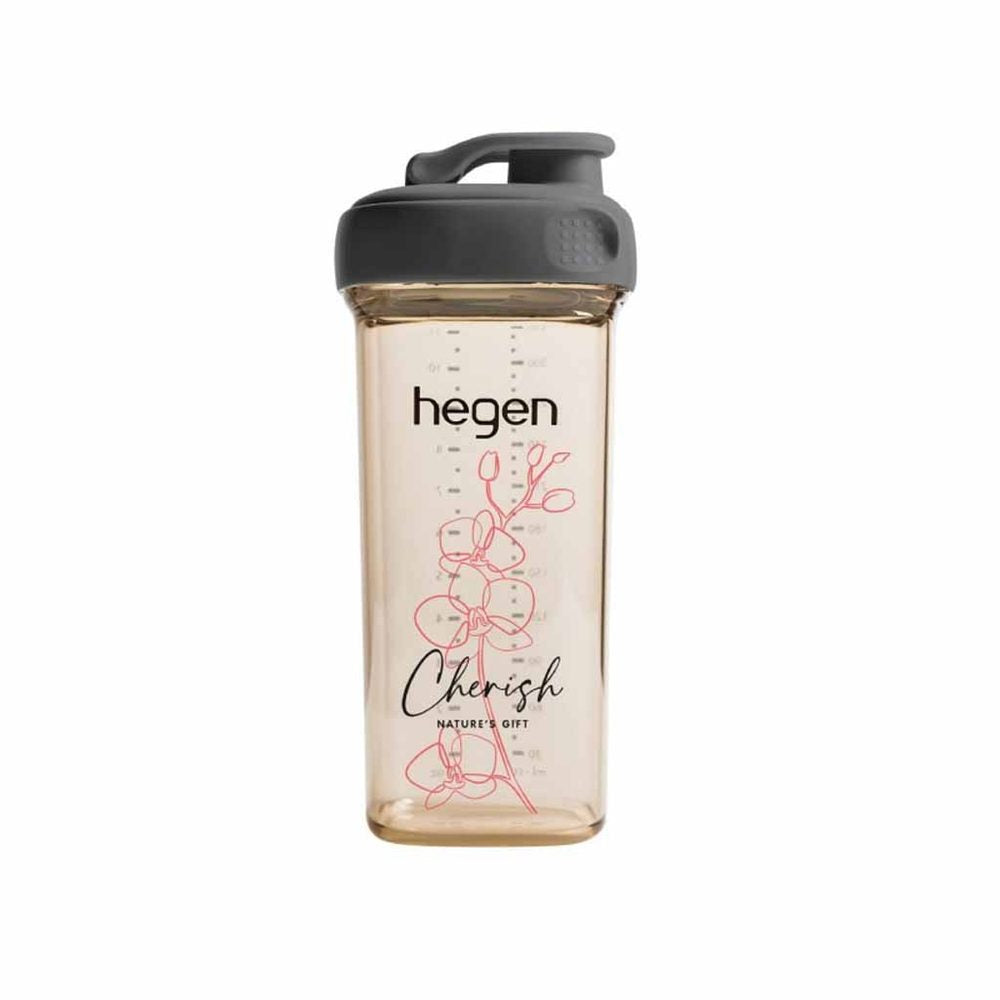 Hegen PCTO™™ Drinking Bottle PPSU All Grey 330 ml/11 oz (Anniversary Limited Edition)