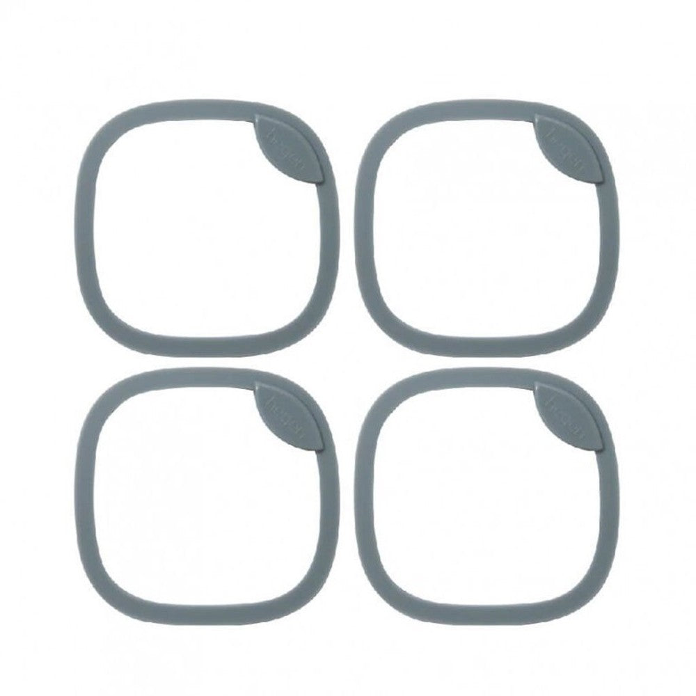 Hegen replacement seals, set of 4 gray silicone seals for HEGEN enRoute baby bottles