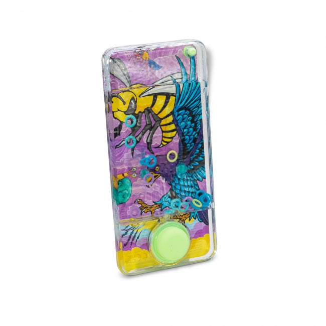 Hgl Animal Water Game bath toy in clear case featuring colorful dragon-bird artwork by H GROSSMAN