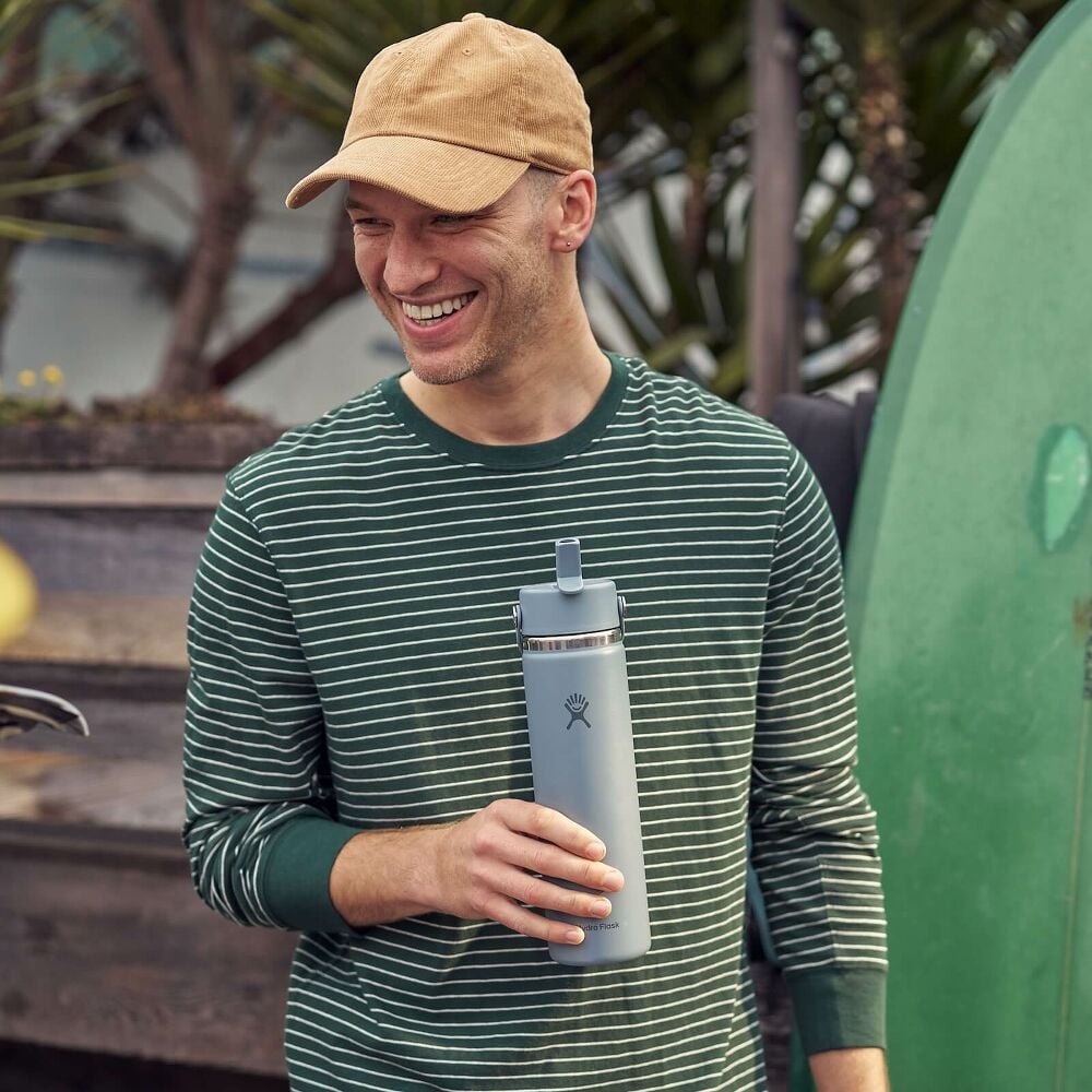 Hydro Flask 24 oz Wide Mouth Bottle With Flex Straw Cap – 24 oz Wide Mouth with Flex Straw Cap