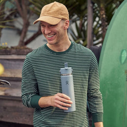 Hydro Flask 24 oz Wide Mouth Bottle With Flex Straw Cap