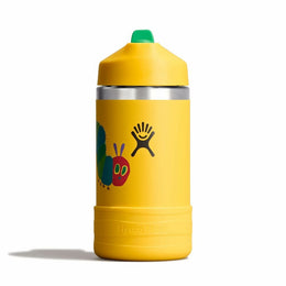 Hydro Flask Kids 12 oz Wide Mouth Bottle With Straw Cap And Boot