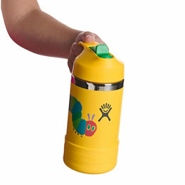 Hydro Flask Kids 12 oz Wide Mouth Bottle With Straw Cap And Boot
