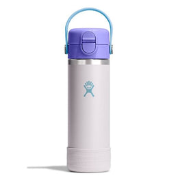 Hydro Flask Kids 18 oz Wide Mouth Bottle With Covered Straw Cap And Boot