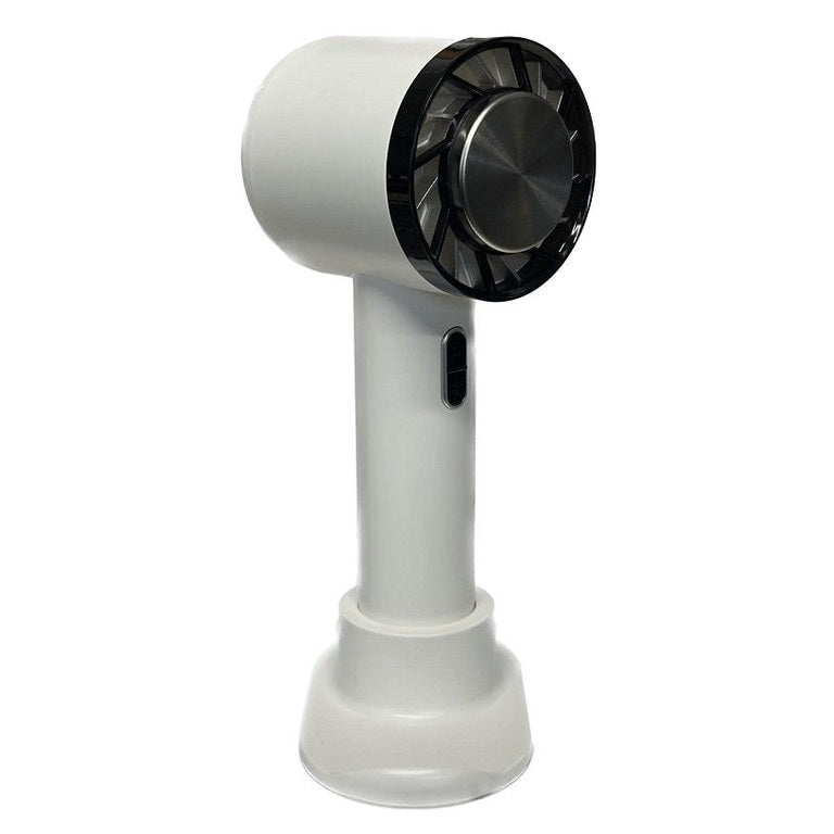 I2 handheld lithium fan with cooling plate, white, 3-speed