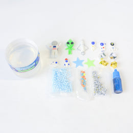 Play Play Dough DIY Space Clear Slime