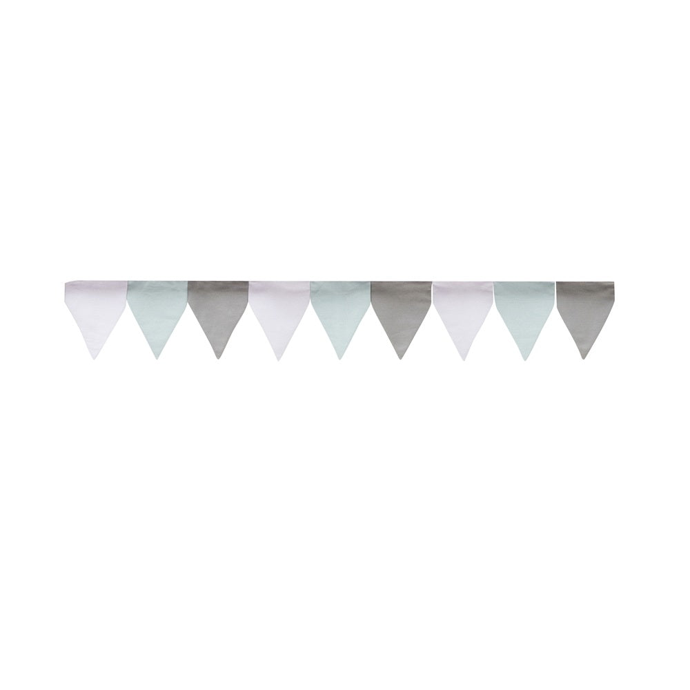 Iloom Cabin Garander 1Ea pastel triangle bunting banner for nursery decor