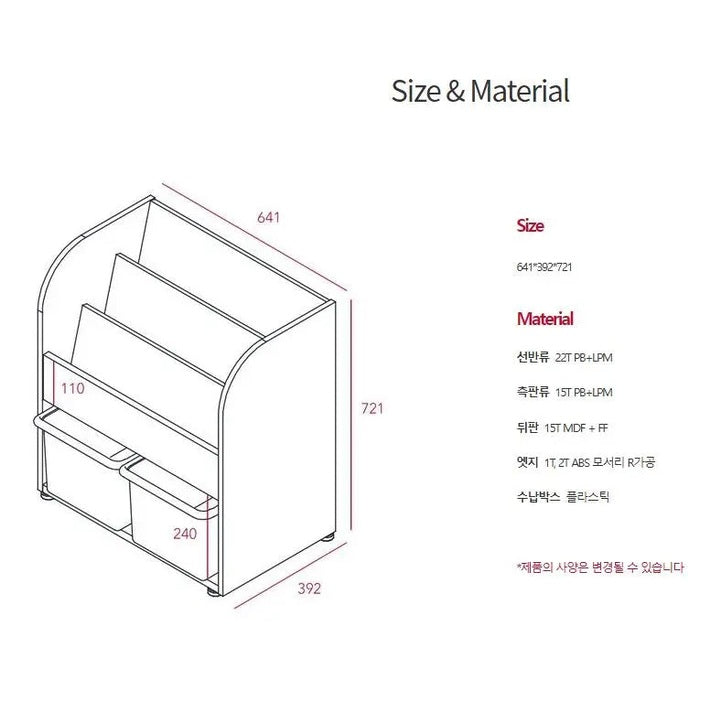 Iloom Eddi Kids Bookshelf