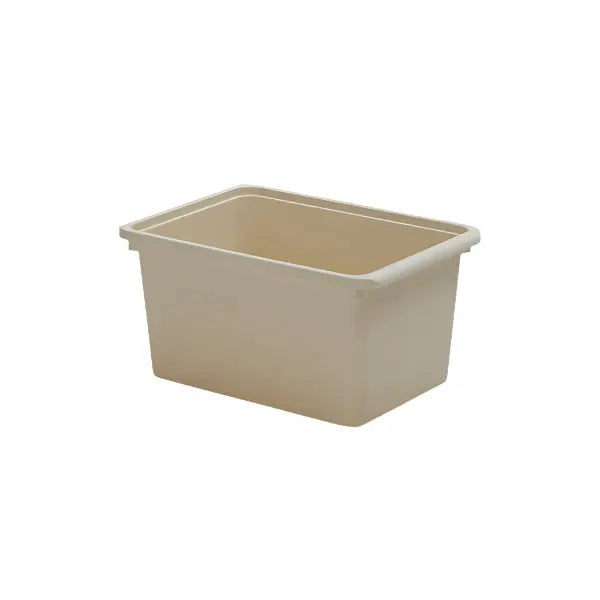 Iloom Eddi Kids PL Box 400W beige plastic storage bin helping keep toys organized.