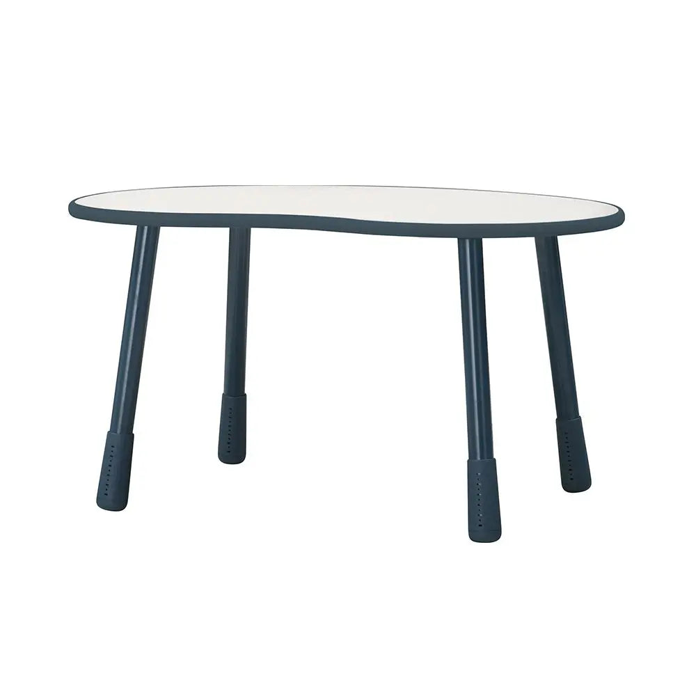 Iloom Growing Desk Peanut 1200W activity table with white top and blue legs