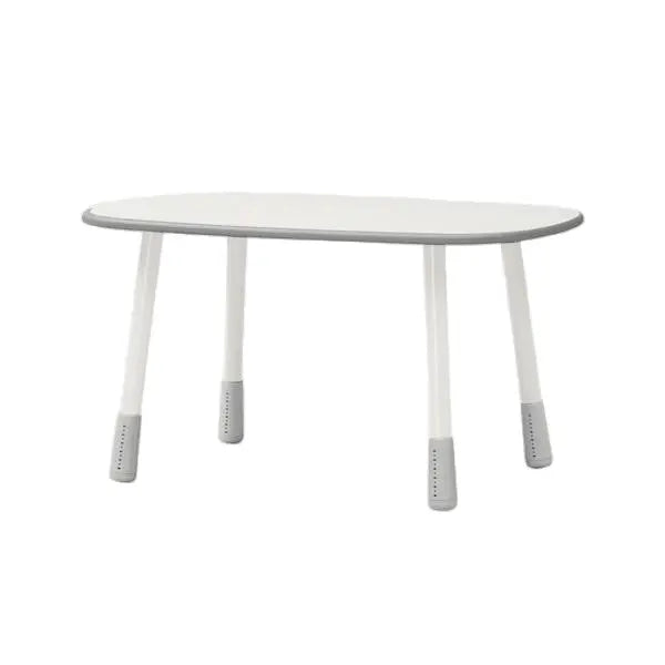 Iloom Growing Desk Rectangular 1200W in white with four tapered legs