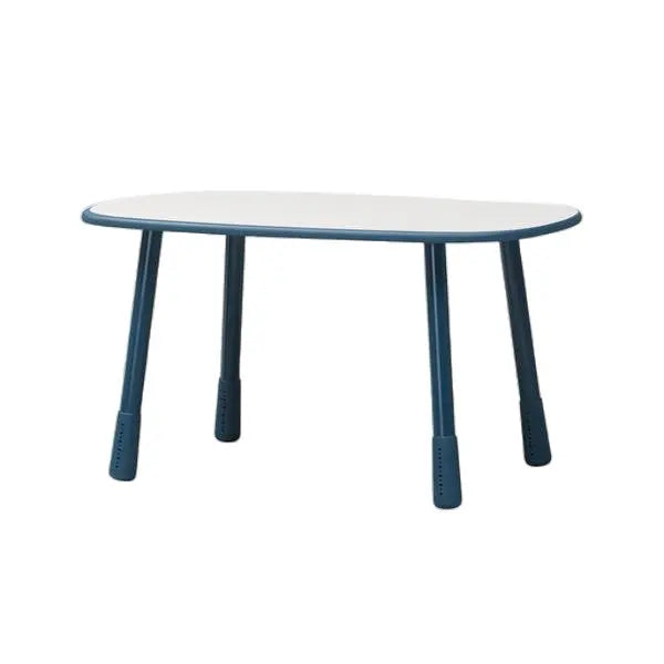 Iloom Growing Desk Rectangular 1200W in blue, four sturdy legs with rounded edges.