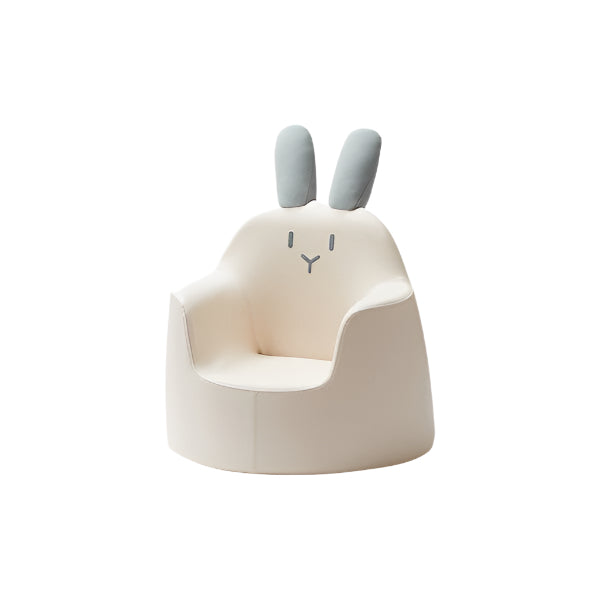 Iloom Bunny Sofa Aco Ivory kid's chair with light blue ears