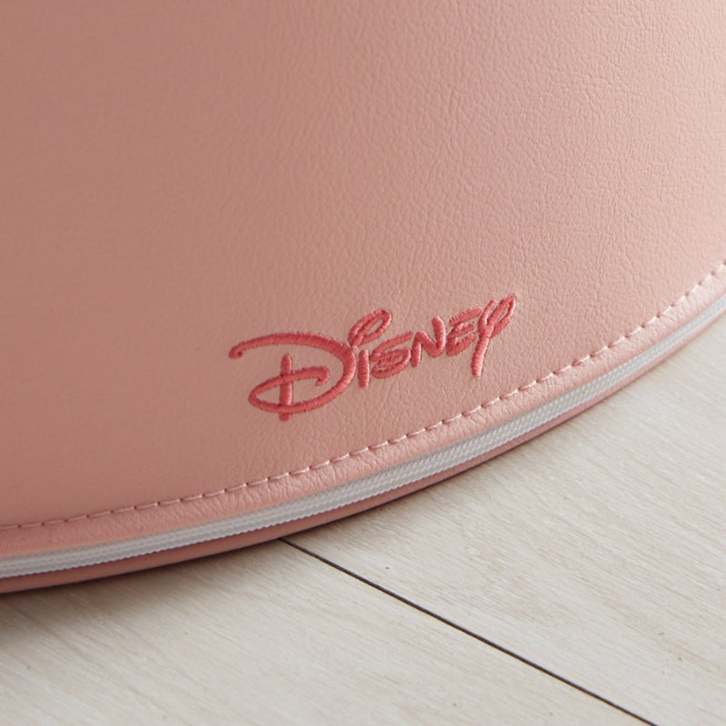 Iloom Kid’s Sofa Piglet Aco in pink faux leather featuring Disney embroidery