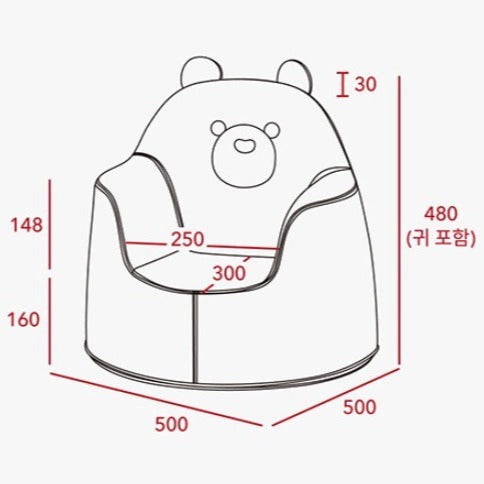 Iloom Kid's Sofa Polar Aco Ivory