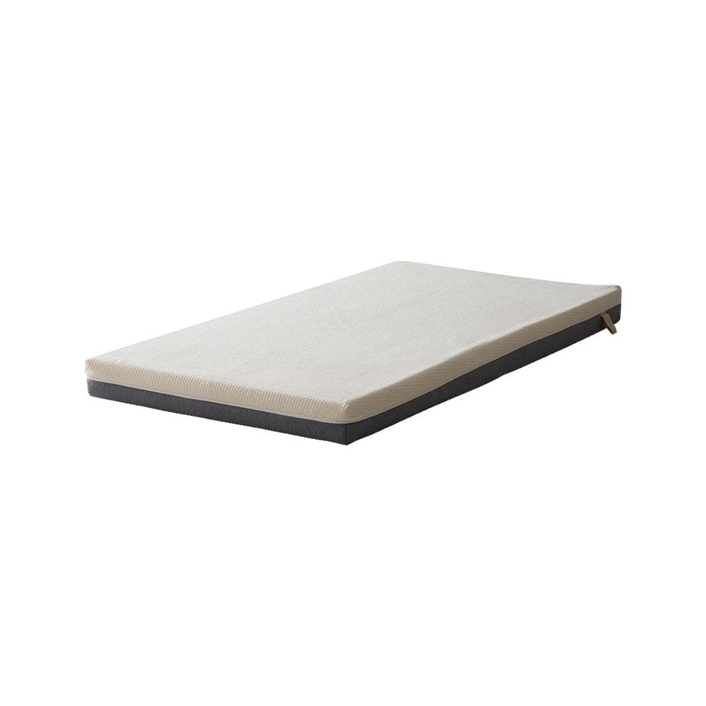 ILOOM Slou Kids Foam Mattress in cream top with dark grey base