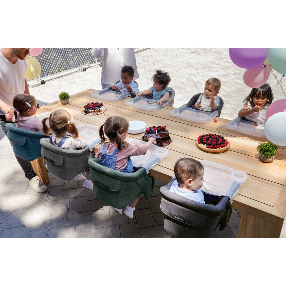 Inglesina Fast Dining Tray Plus for Fast Table Chair kids mealtime lifestyle view