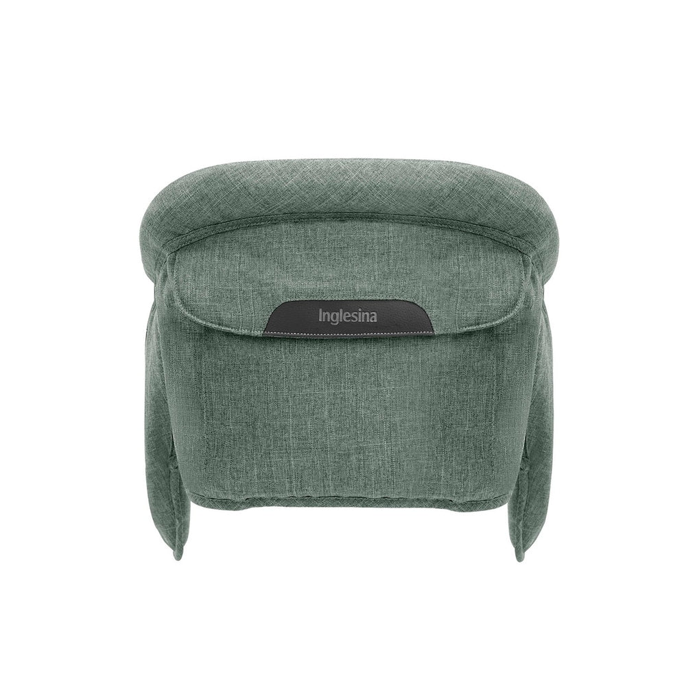 Inglesina Fast Table Chair Melange Portable Hook-On High Chair Pine Green Melange back view