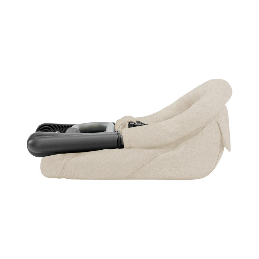 Inglesina Fast Table Chair Melange Portable Hook-On High Chair Desert Beige Melange folded view