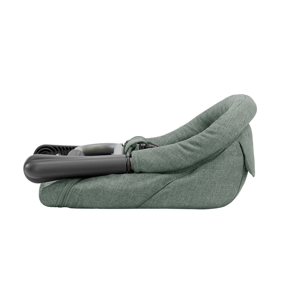 Inglesina Fast Table Chair Melange Portable Hook-On High Chair Pine Green Melange folded view
