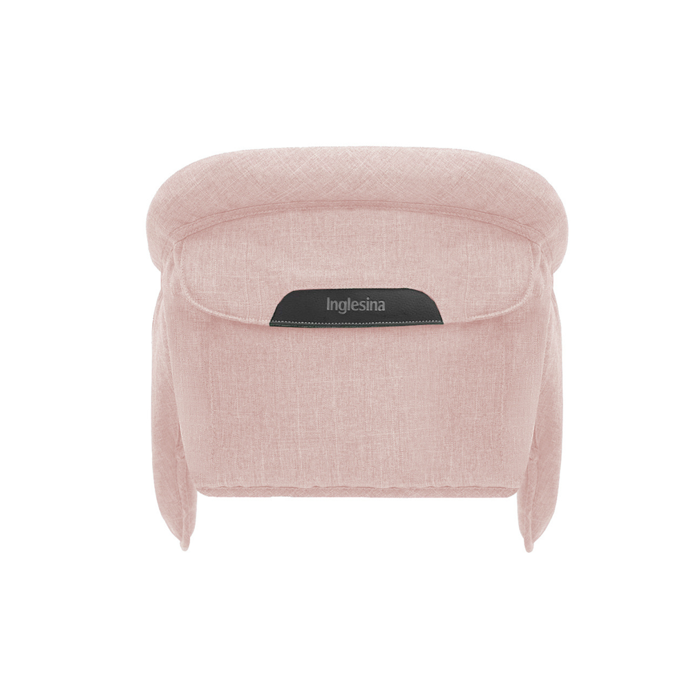 Inglesina Fast Table Chair Melange Portable Hook-On High Chair Powder Pink Melange back view