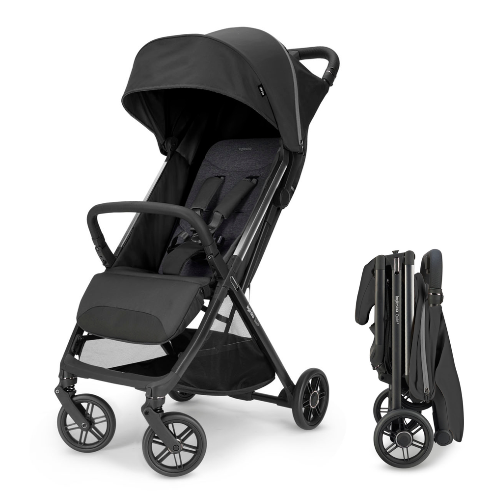 Inglesina Quid³ Lightweight Travel Stroller Cosmic Black main view