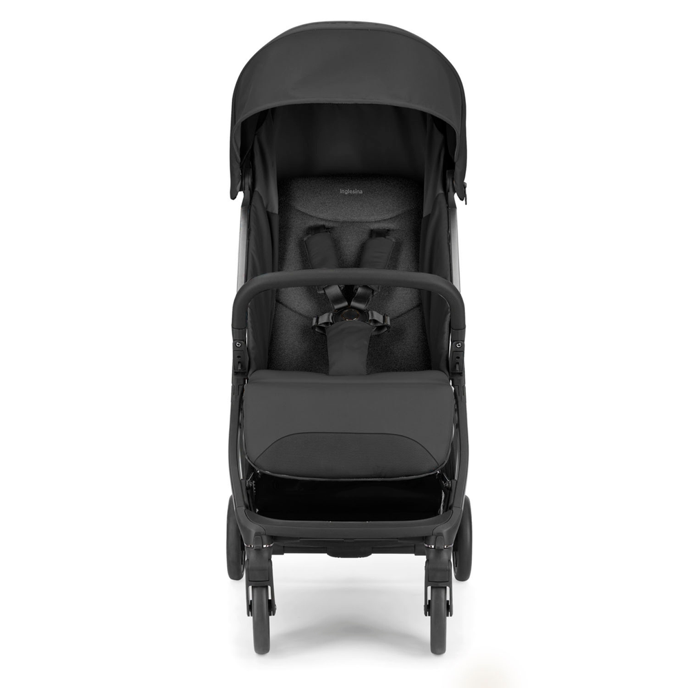 Inglesina Quid³ Lightweight Travel Stroller Cosmic Black front view