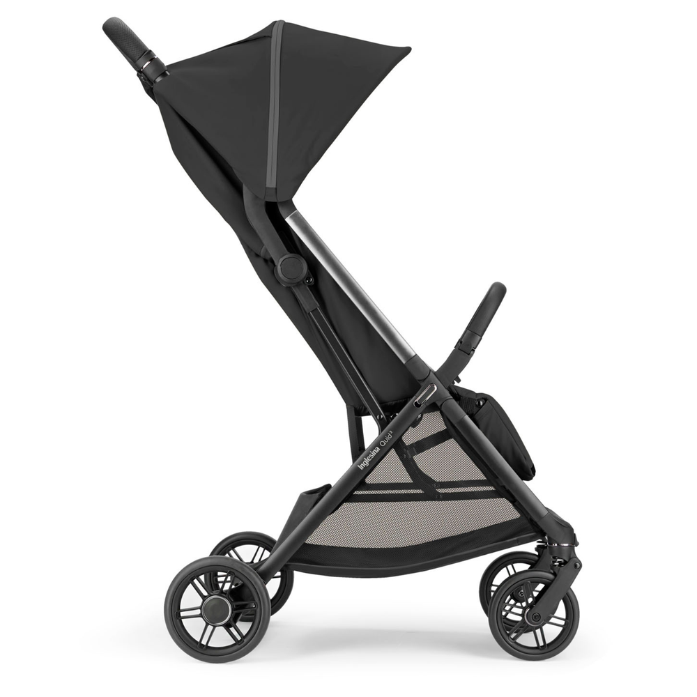 Inglesina Quid³ Lightweight Travel Stroller Cosmic Black side view