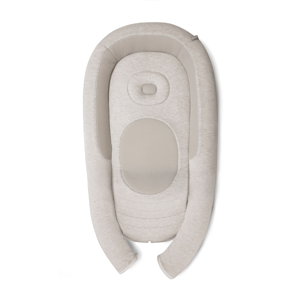 Inglesina Welcome Pod Baby Lounger Quiet Beige open view