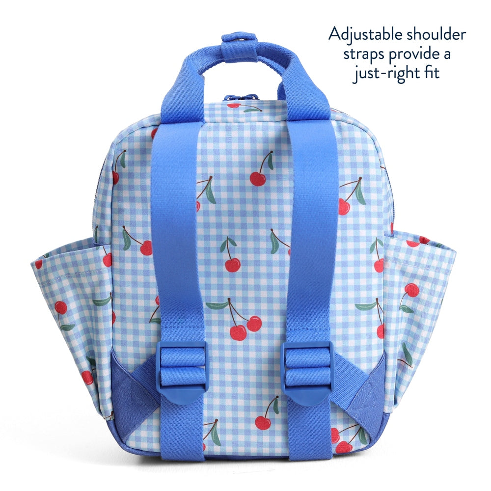 Itzy Ritzy Backpack Cherry On Top toddler backpack view 02.