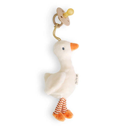 Itzy Ritzy Bitzy Pal Natural Rubber Pacifier & Stuffed Animal