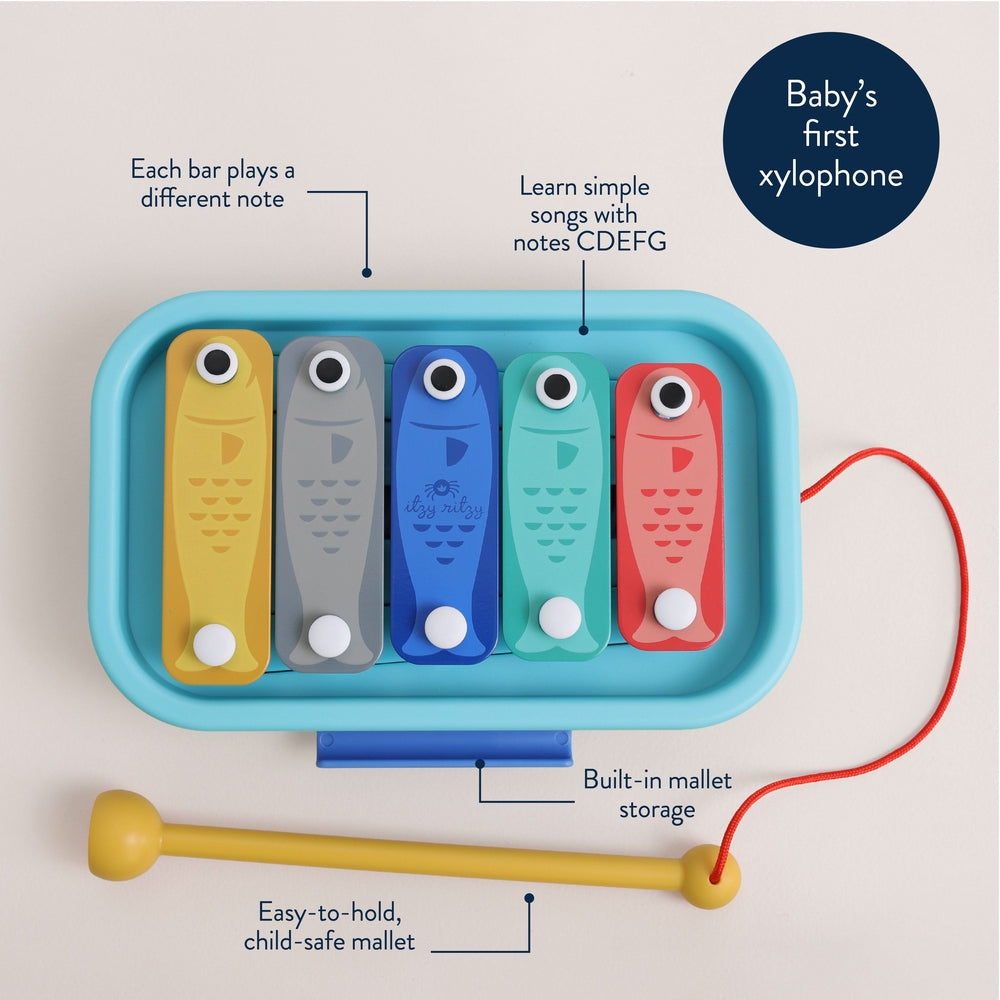 Itzy Ritzy Itzy Music School Xylophone Sardines Sardines xylophone view 04.